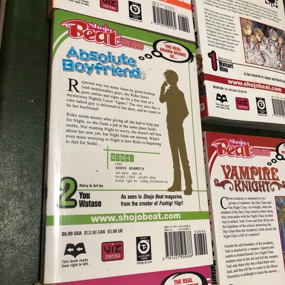 Anime Lot of 5 Books & 3 Movies; Absolute Boyfriend, Vampire Knight, Hack… - Picture 3 of 12